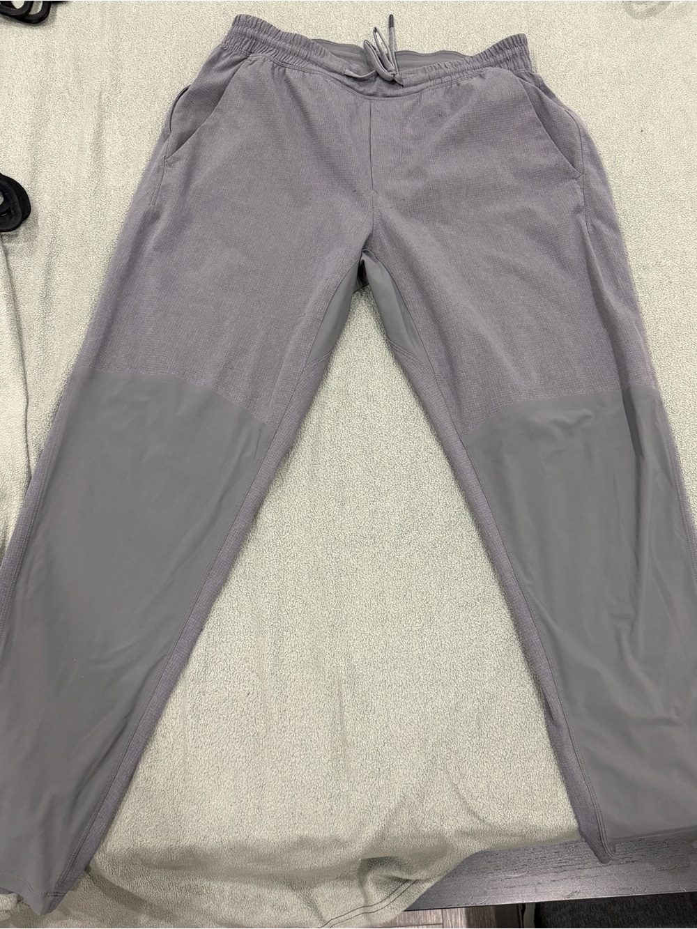 Lululemon Gray Jogger Pants - Casual Drawstring Comfort - Large